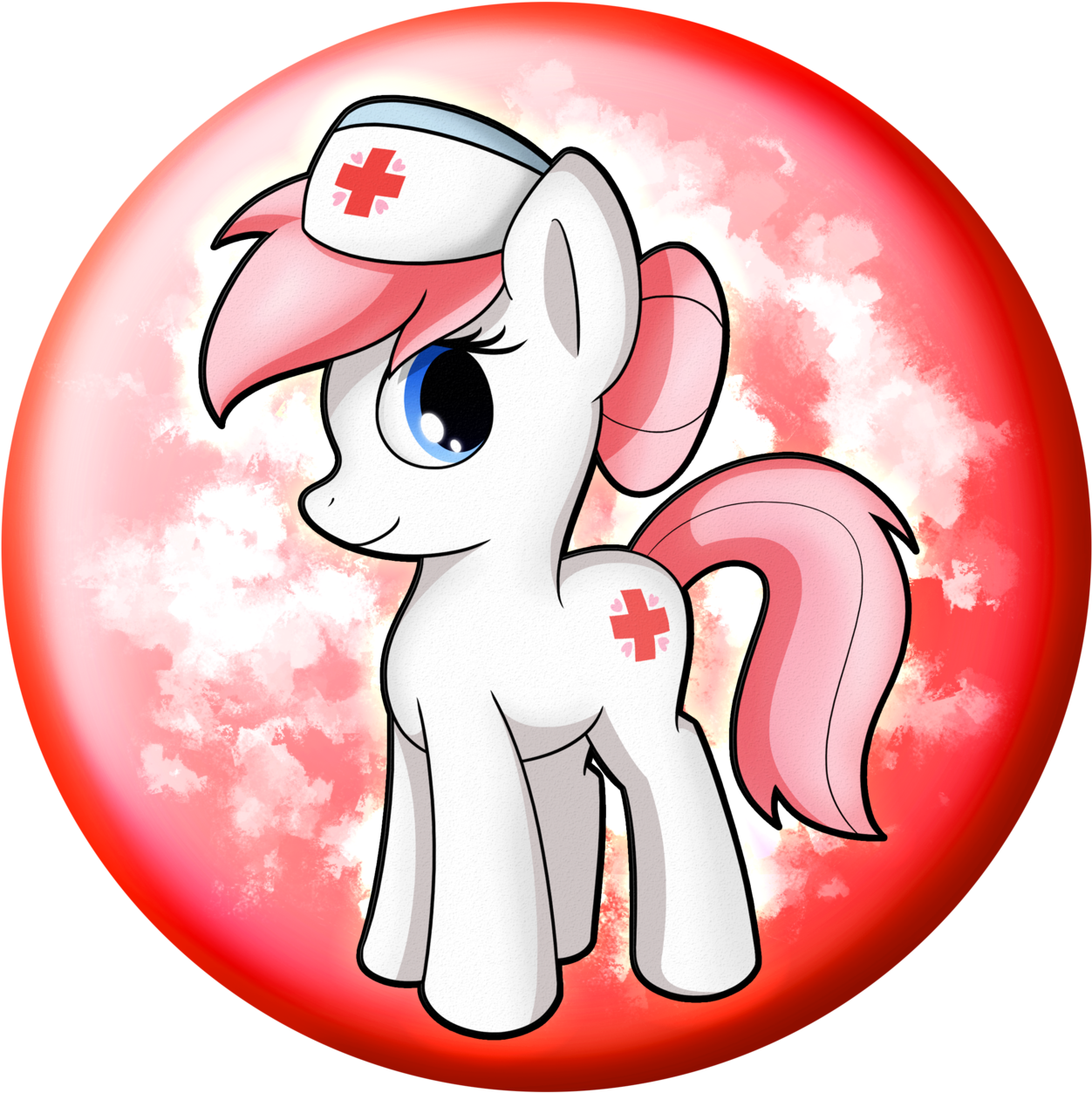 Pony Horse Red Pink Mammal Cartoon Vertebrate Horse - My Little Pony: Friendship Is Magic (1280x1280), Png Download