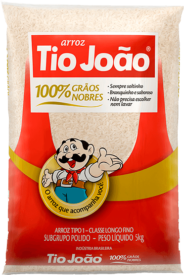 Arroz Tio João Branco 5kg - Arroz 2kg (600x600), Png Download