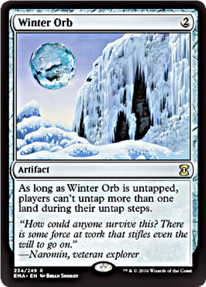 Foil Winter Orb Eternal Masters English - Winter Orb Mtg (560x560), Png Download