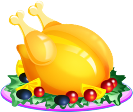 What's Your Favorite Thanksgiving Food - Frango No Forno Desenho (454x454), Png Download