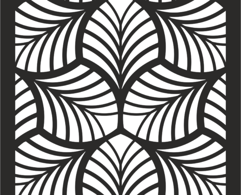 E011 - Geometric Patterns Floral Art (495x400), Png Download