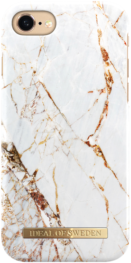Ideal "carrara Gold" Marble Style Fashion Case For - Ideal Of Sweden Iphone 7 (1000x1000), Png Download