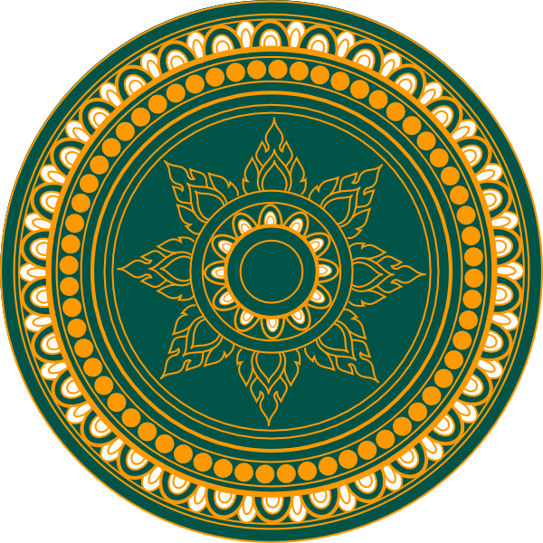 Original Png Clip Art File Thai Decoration Svg Images (600x600), Png Download