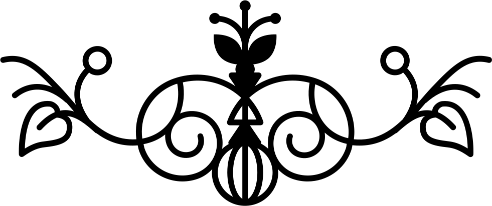 Floral Leaves And Vines With Bud Design Comments - Vines Leaves Png Vector (981x412), Png Download