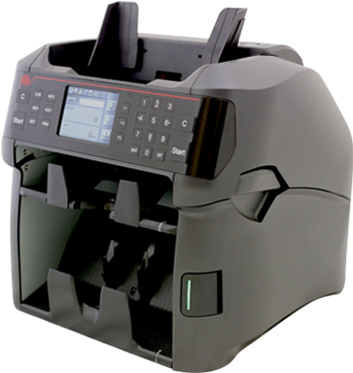 Money Counter - Currency Count Nc 7100 (357x387), Png Download