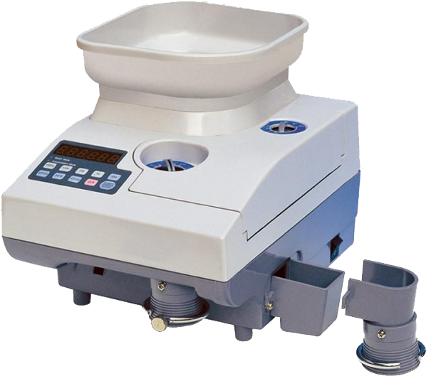 Tc-220h Electronic Coin Counting Machine - Coin-mate Cs-2000 Heavy Duty Coin Counter (600x600), Png Download