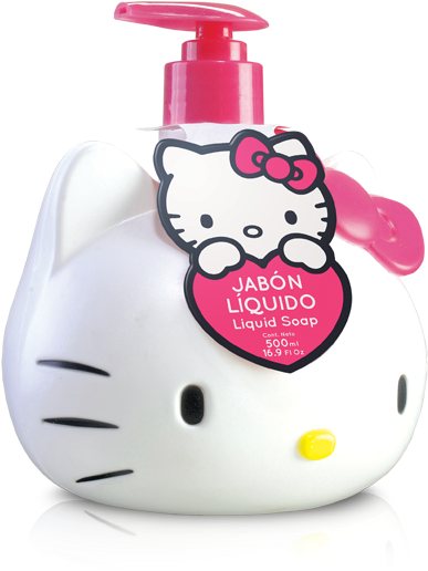 Jabón Líquido - Hello Kitty (436x600), Png Download