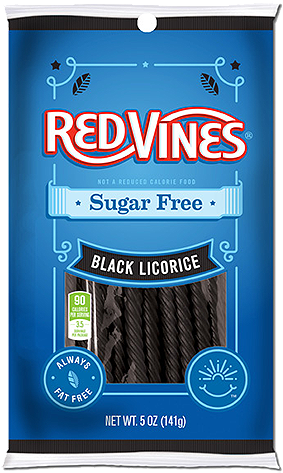Sugar Free Red Vines Black Licorice Twists - Red Vines Black Licorice Sugar Free Vines - 5 Oz. Bag (500x500), Png Download