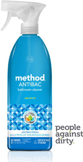Method Antibacterial Bathroom Cleaner Smells Like Heaven, - Method Antibac (350x558), Png Download