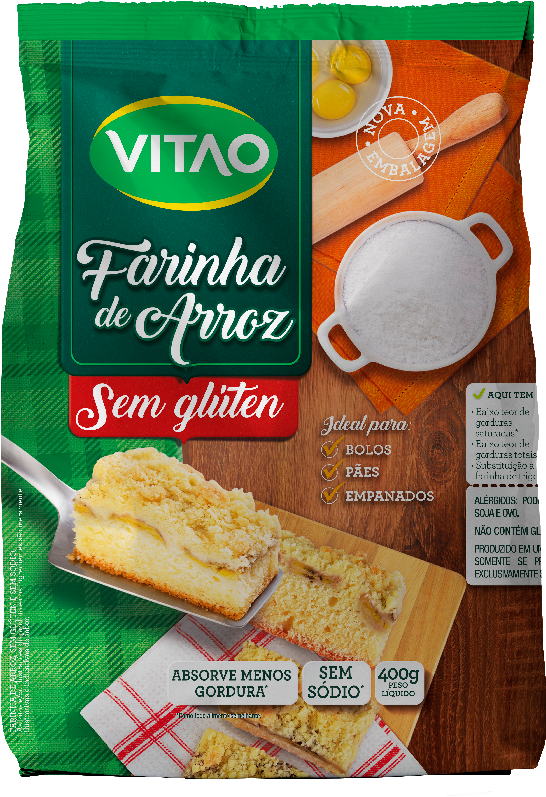 Farinha De Arroz Vitao - Farinha De Linhaça Marrom Vitao 200g (1000x1000), Png Download
