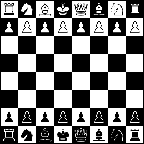 This Image Rendered As Png In Other Widths - Tambola Tickets Black And White (500x500), Png Download