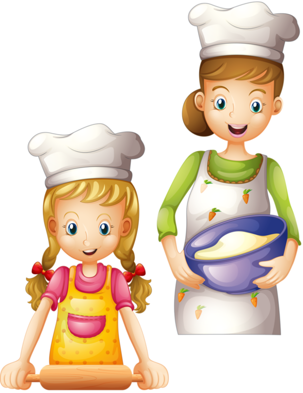Kids Cooking Clipart Cooking Chef Clip Art - Home Economics Cook (600x777), Png Download