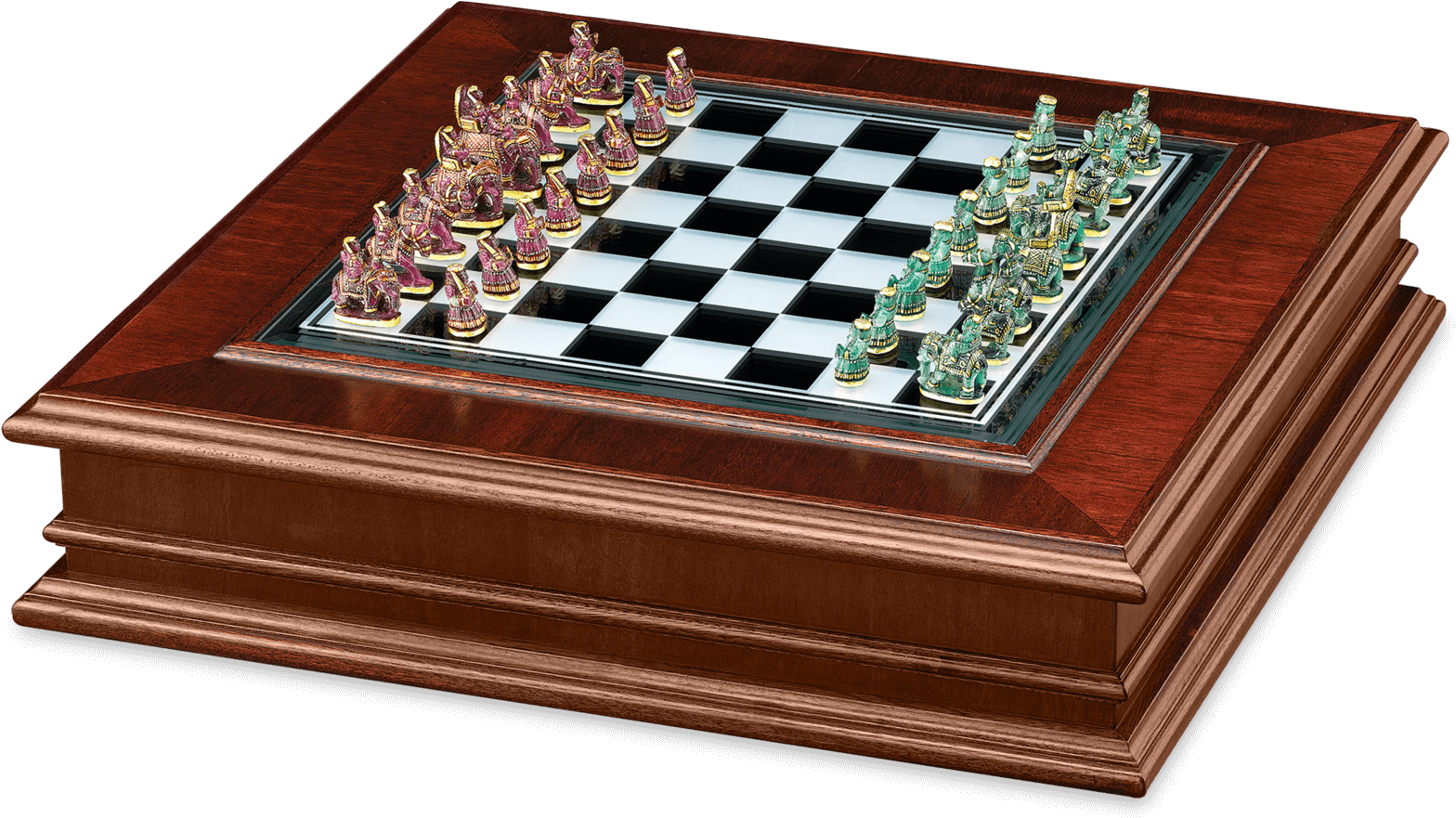 Precious Gems, Indian Chess Set, Ruby And Emerald Chess - Download Games (1750x1750), Png Download