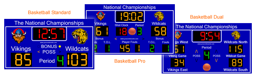Transform Your Tv Computer Into A Basketball Scoreboard - Pc Scoreboard (852x260), Png Download