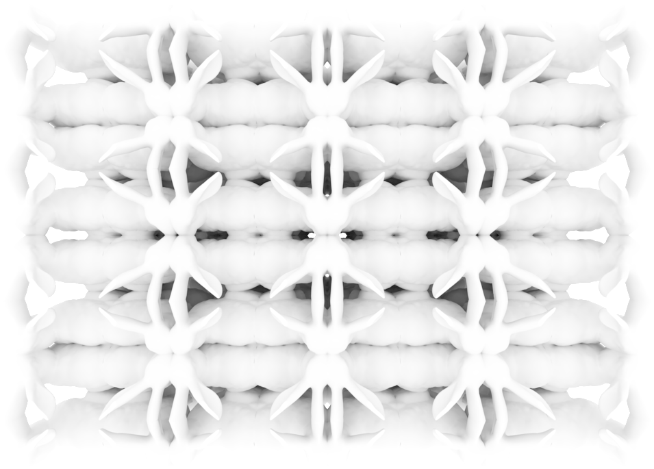 256 Bunnies Top Perspective (1000x750), Png Download