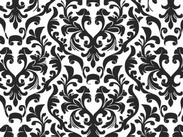 Damask Clipart Damask Wallpaper - Mightyskins Protective Vinyl Skin Decal For Hp Pavilion (640x480), Png Download