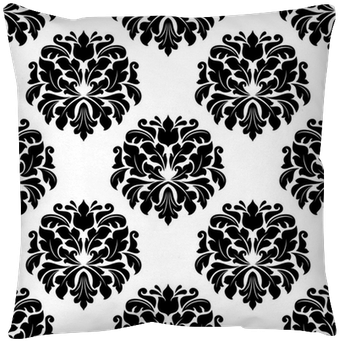 Download Floral Seamless Arabesque Damask Pattern Throw Pillow Pattern Png Image With No Background Pngkey Com