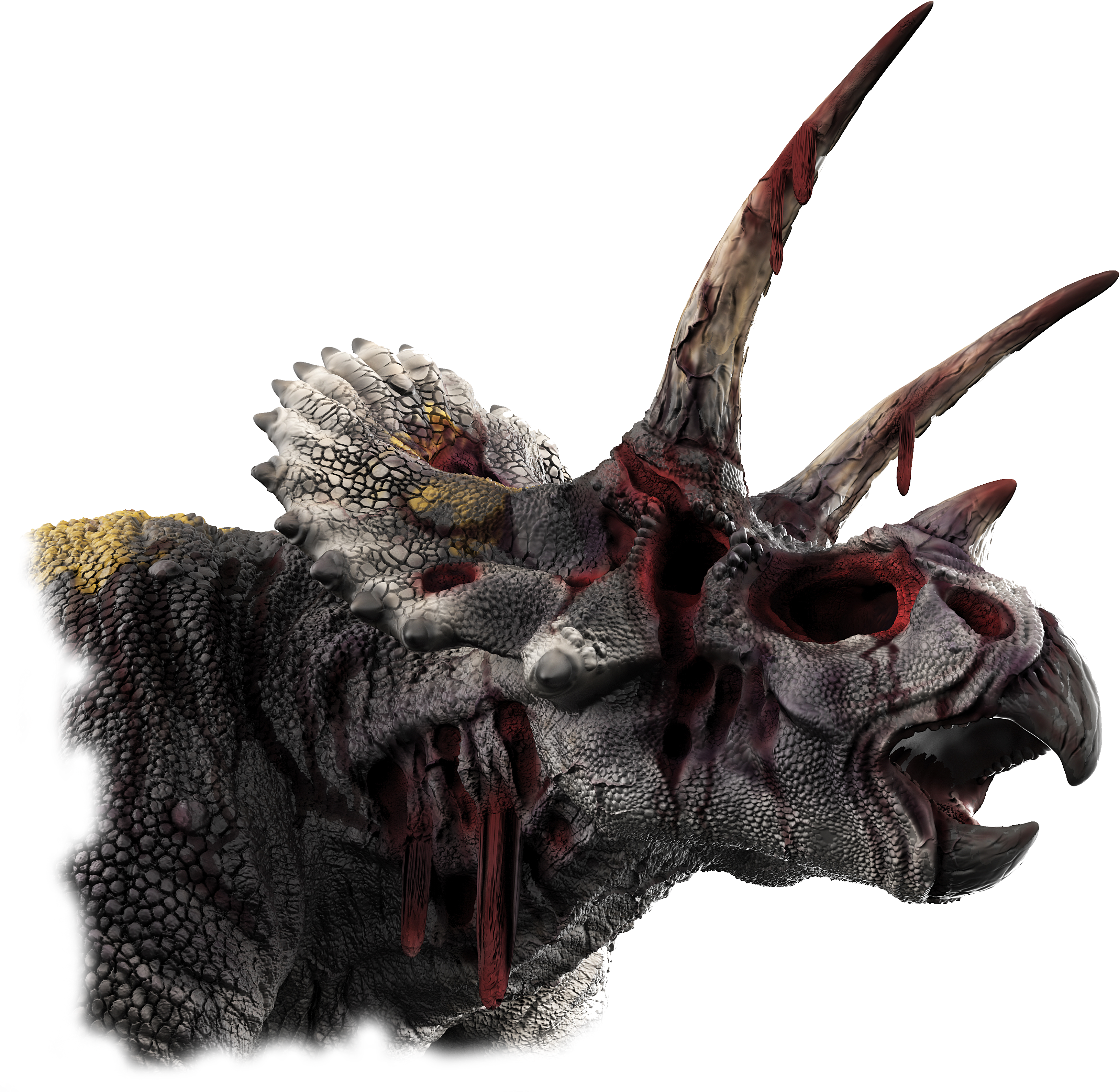 Zombie Triceratops (4389x3444), Png Download