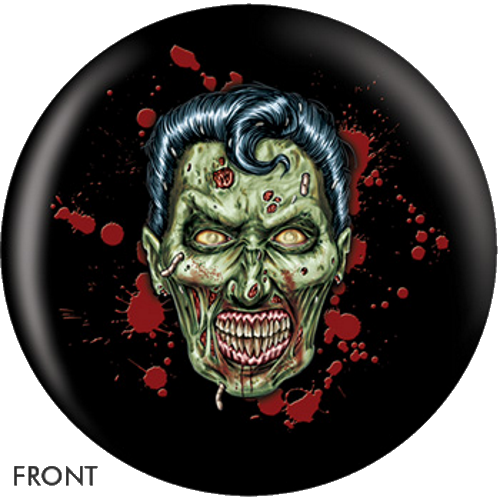 Elvis Zombie Bowling Ball (500x500), Png Download