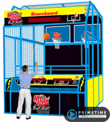 Nothin But Net Basketball Attraction By Skeeball Games - Full Size Basketball Arcade Game (450x450), Png Download
