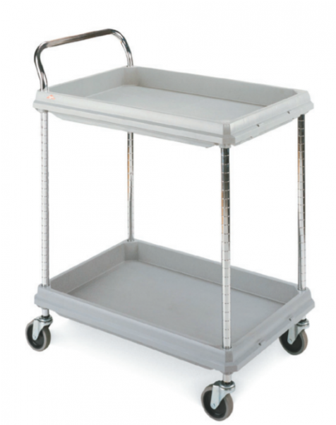 Metro Bc2030-2dg, 21" X 33" Utility / Bus Cart, 2 Shelf, (600x600), Png Download