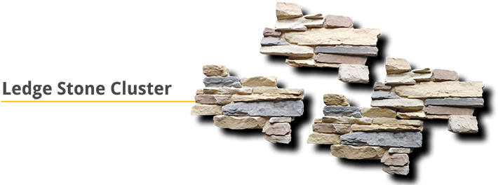 Cluster Stone Ledge Stone - Stoneledge (900x263), Png Download