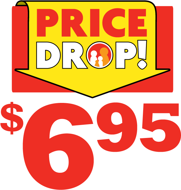 Dollar Wow - Specialty Store Services Square Sale Label - (680x690), Png Download