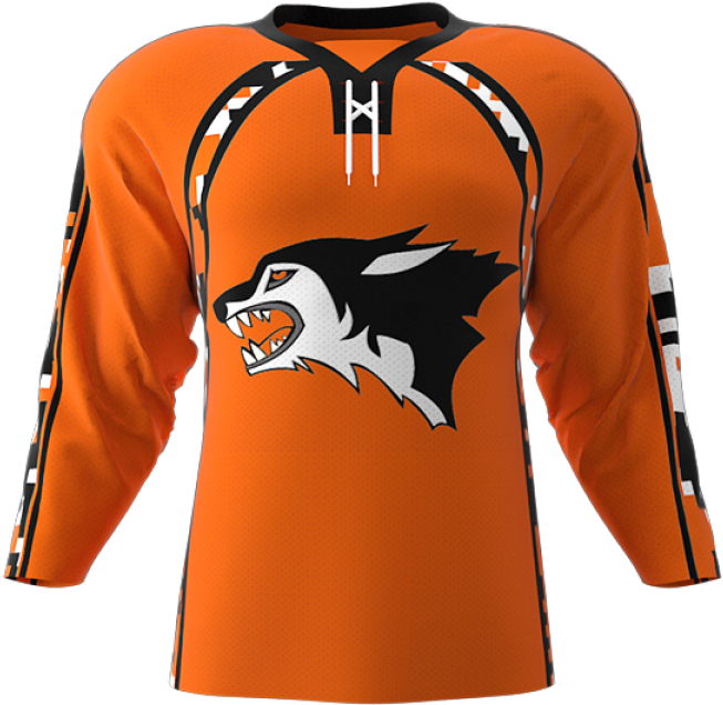Enforcer Pro Ice Hockey Jersey W/ Lace Neck - Enforcer (900x900), Png Download