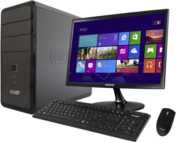 Computador De Escritorio Intel Core I3 - Computador De Escritorio Png (1024x550), Png Download