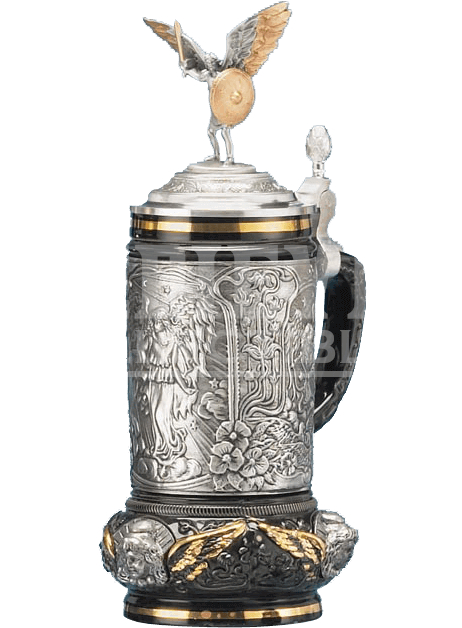 Archangel Michael Beer Stein (652x652), Png Download