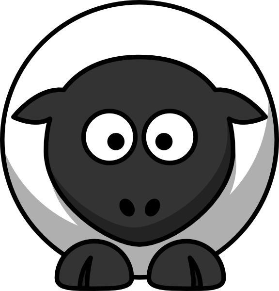 Cartoon Goat And Sheep (576x600), Png Download