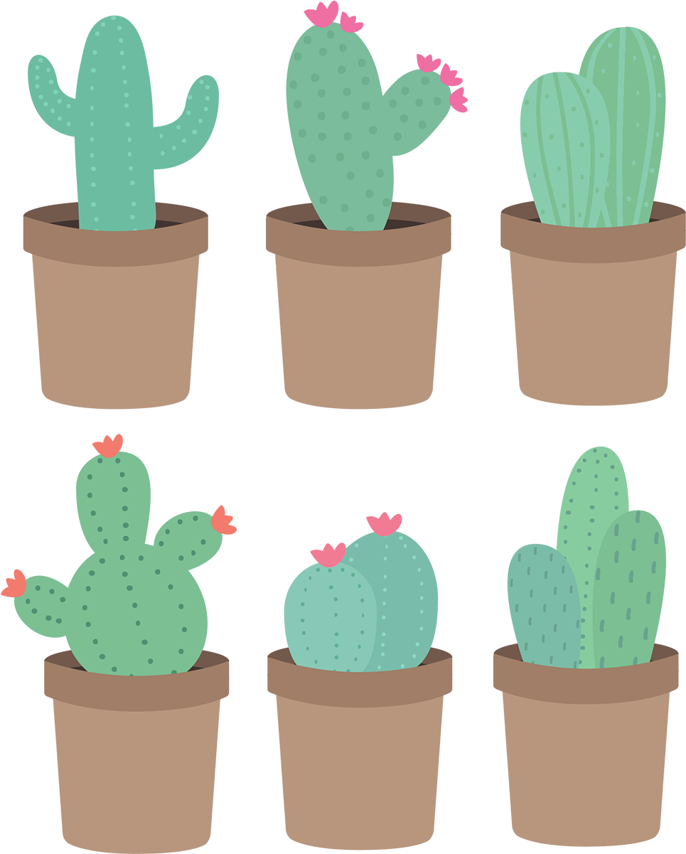 Sticker Cactus Vintage Ambiance Sticker Col Raja A011 - Cactus Dessin Png (1200x1200), Png Download