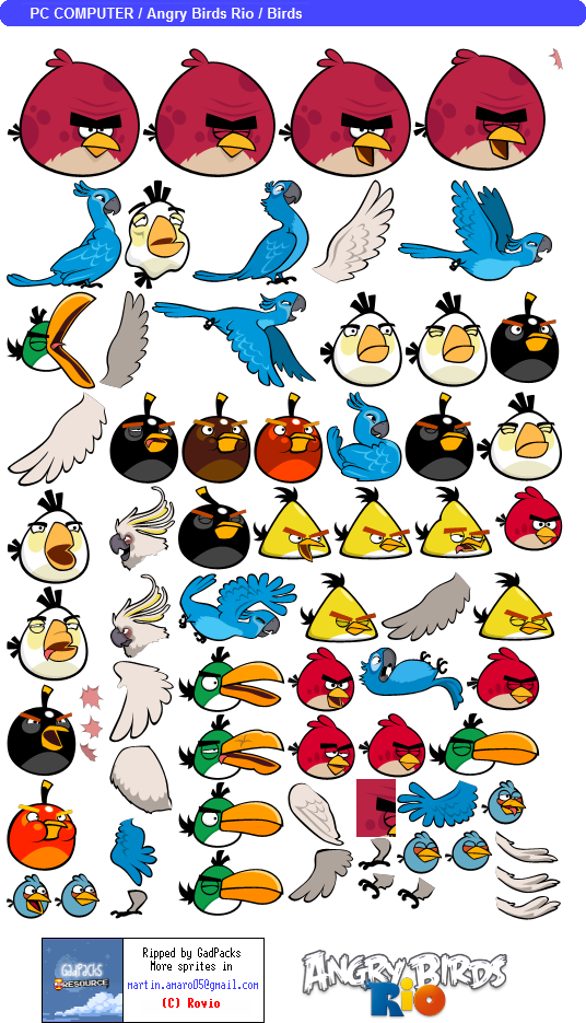 Birds - Angry Birds (536x935), Png Download