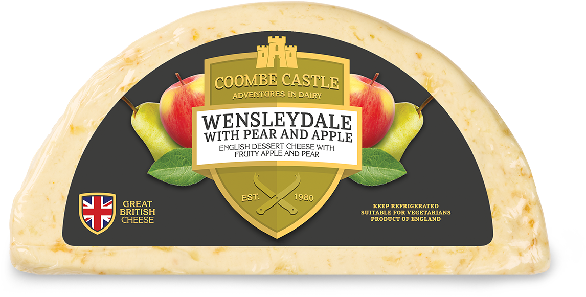 Usa Uk Coombe Castle International Sweet Blends Wensleydale - Wensleydale With Apricots (1220x683), Png Download