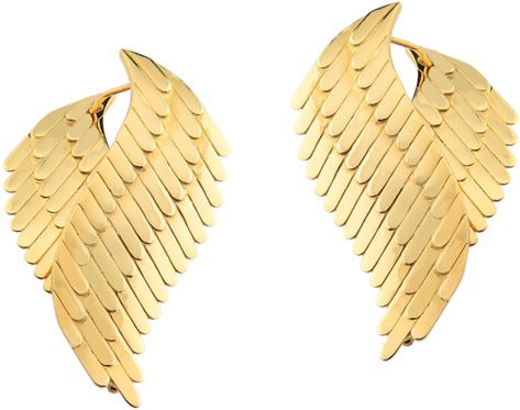 Brinco Abre Alas Ouro Amarelo - Gold (480x480), Png Download