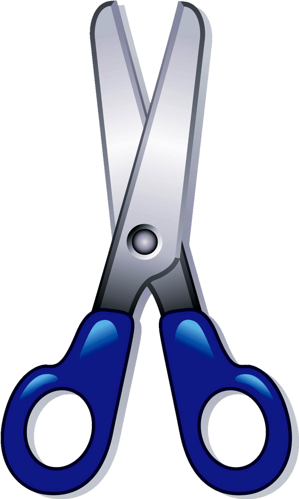 Tesoura Escolar Em Png - Utiles Escolares Cartoon (768x1024), Png Download