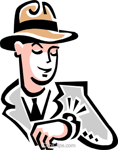 Man Looking At Watch - Looking At Watch Png (378x480), Png Download