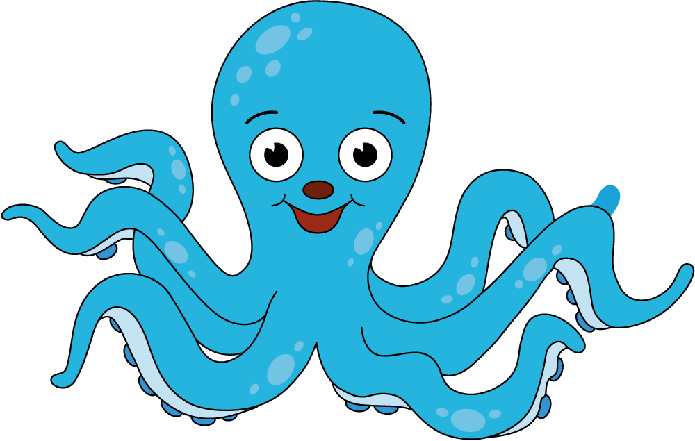He Also Shares This New Information With Other Companies - Octopus Vector Free Download (1000x635), Png Download