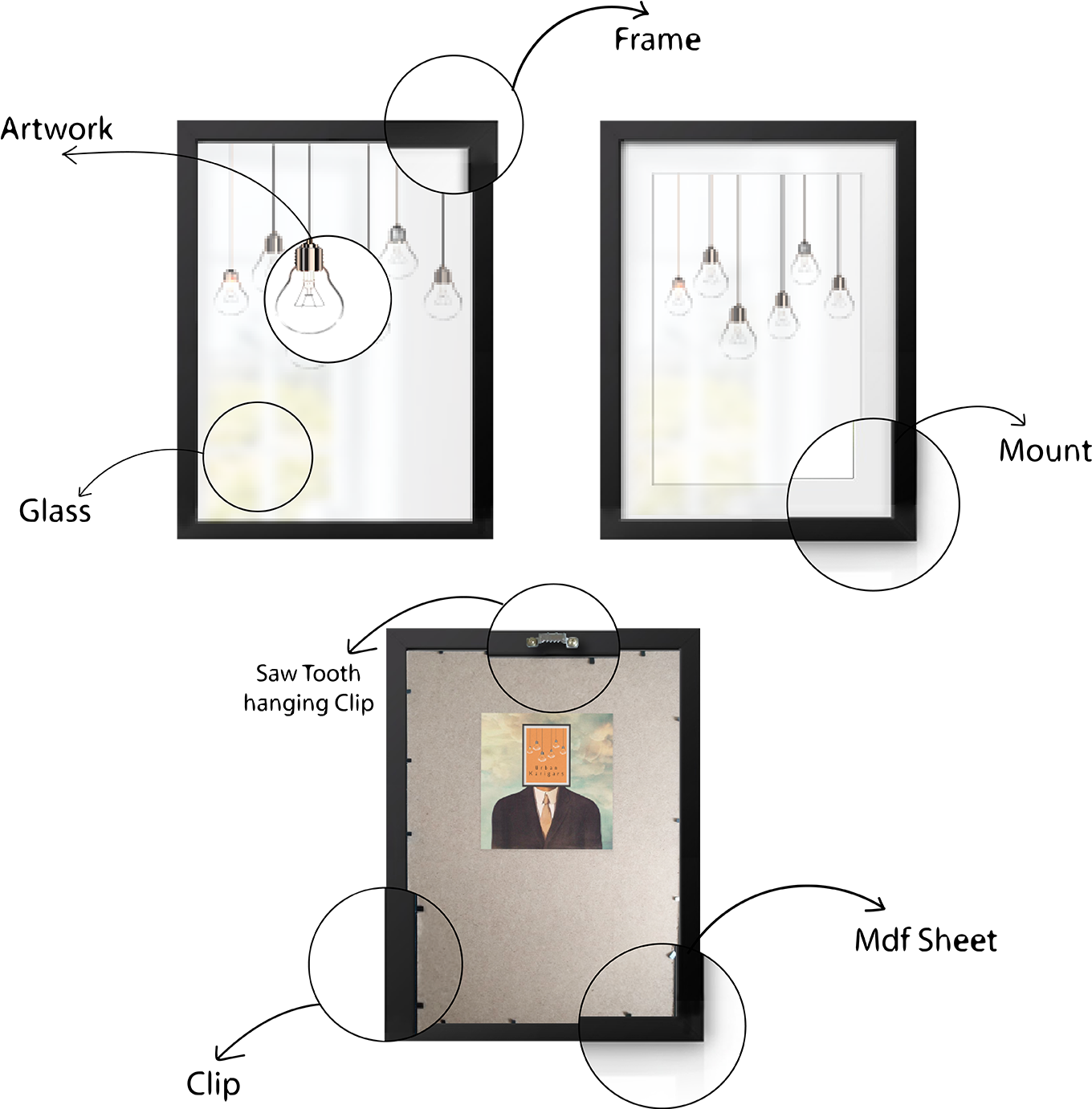 Hand Drawn Lady - Shopping (1500x1500), Png Download