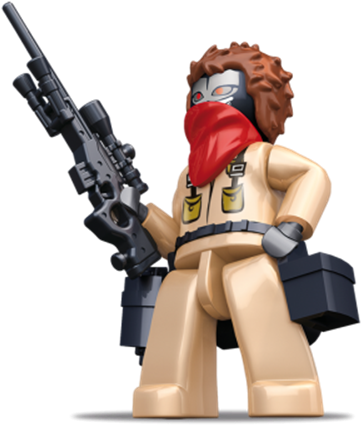 Picture Of Sluban Robber With Mask M38-b0585g - Figurine (625x429), Png Download