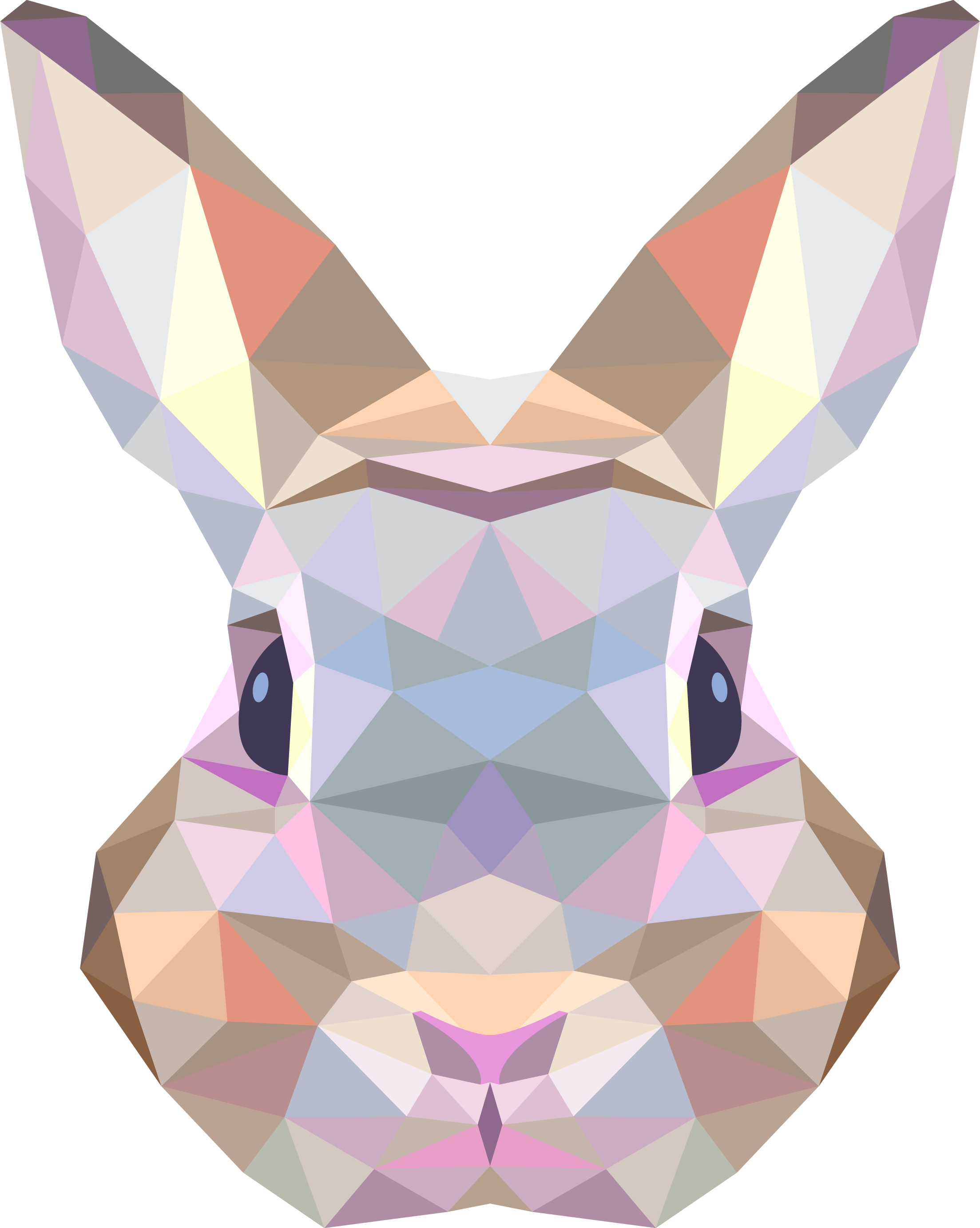 Rabbit Clipart Png Image - Funlife Rabbit Canvas Art Print Painting Poster, Wall (2207x2766), Png Download