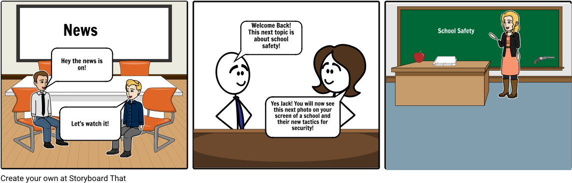 Political Cartoon, School Safety - Editorial Cartoon (1164x385), Png Download