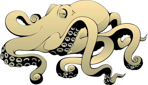 Octopus 01 Png Images 600 X - Disegni Di Polpi (600x345), Png Download