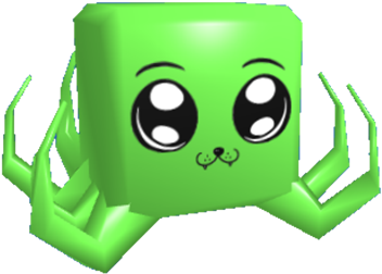 Green Octopus - Mining Simulator Fireball (420x420), Png Download