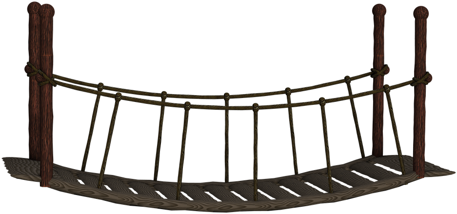 Wooden Bridge Png Image - Bridge Clipart Transparent Background (960x720), Png Download