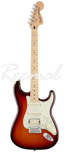 Fender Mexican Deluxe Stratocaster Hss Maple Fretboard - Fender Deluxe Hss Stratocaster With Maple Fingerboard (500x500), Png Download