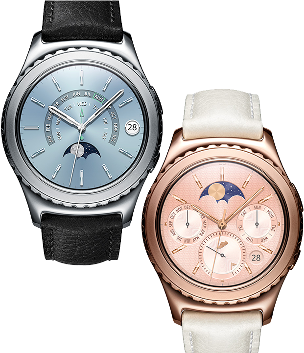 For Instance, Samsung Has Rolled Out The Gear S2 Premium - Samsung Galaxy Watch Women (960x720), Png Download