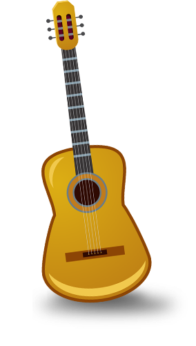 Privacy Policy - Acoustic Guitar (284x501), Png Download