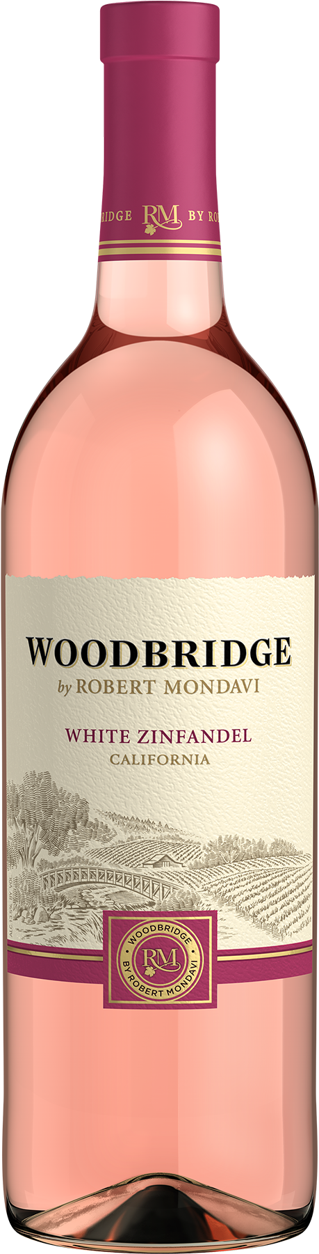 Woodbridge By Robert Mondavi White Zinfandel 2016 (640x1920), Png Download