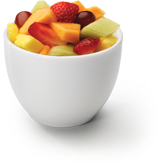 Fruit In Cup - Bowl Of Fruits Png (360x345), Png Download